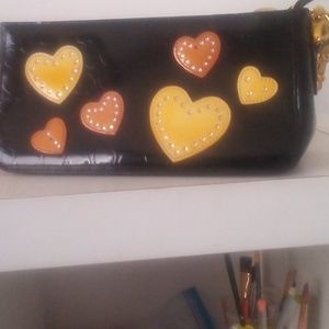 Black shoulder purse